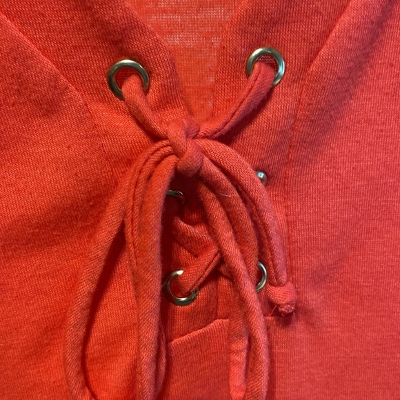PerSeption Concept Women's Tangerine Colored Sleeveless Blouse Size Extra Large - Picture 2 of 7